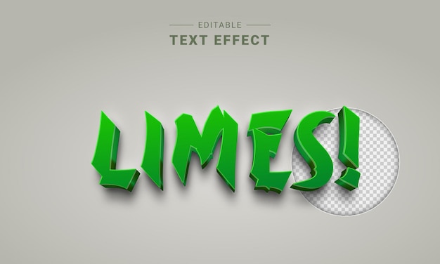 Amazing 3D Text Effect Mockup