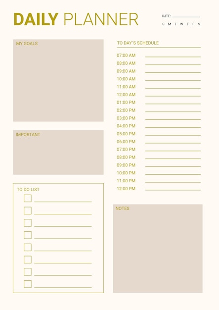 Amazing Daily Planner 2024 Digital Planner page Every day planner printable