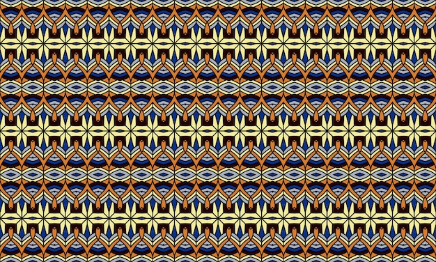 Amazing dynamic dynamic modern ethnic batik pattern full of colors