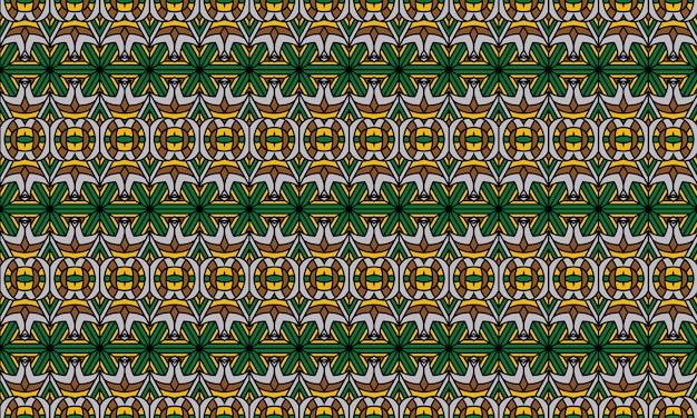 Amazing dynamic dynamic modern ethnic batik pattern full of colors