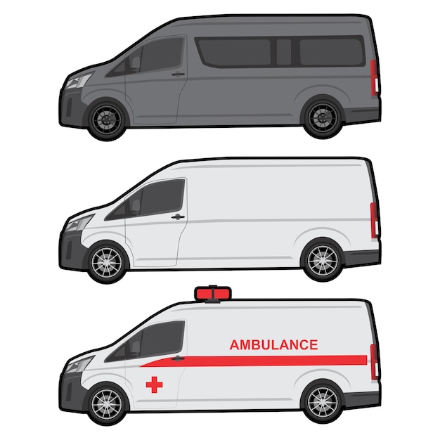 ambulance car medical service camper van car vehicle