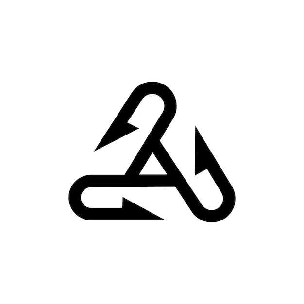 A amcor logo and icon design arrow logo