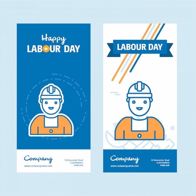 America Labour Day banner