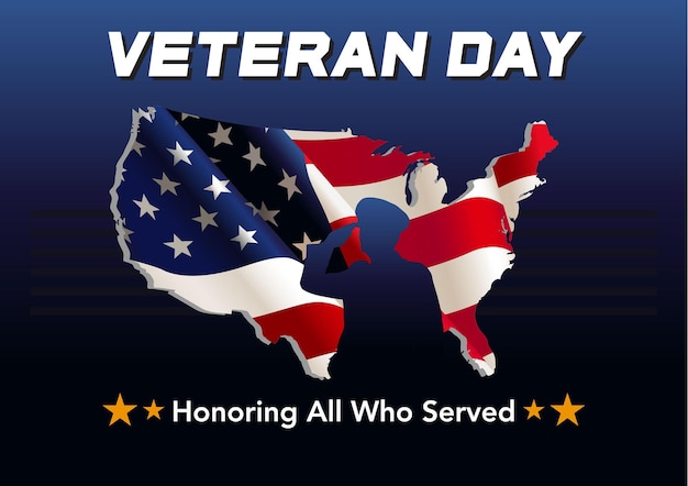 America Veterans Day Honoring All Who Served