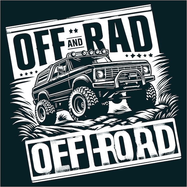 American Classic Offroad Offroad Car Forest silhouette vector file