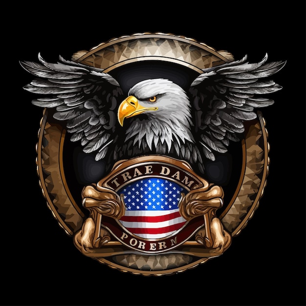 Vector american eagle graphic