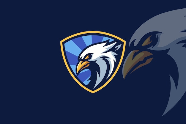 american eagle mascot logo sport and esport gaming teams