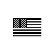 american flag silhouettes