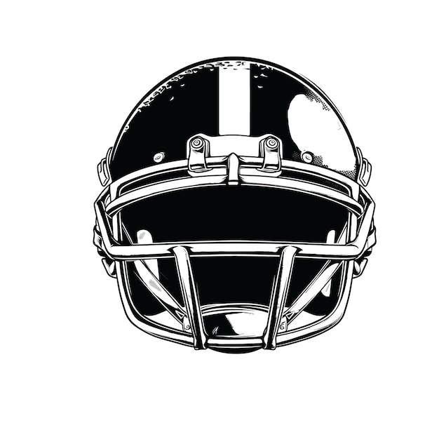 American Football Helmet SVG vector