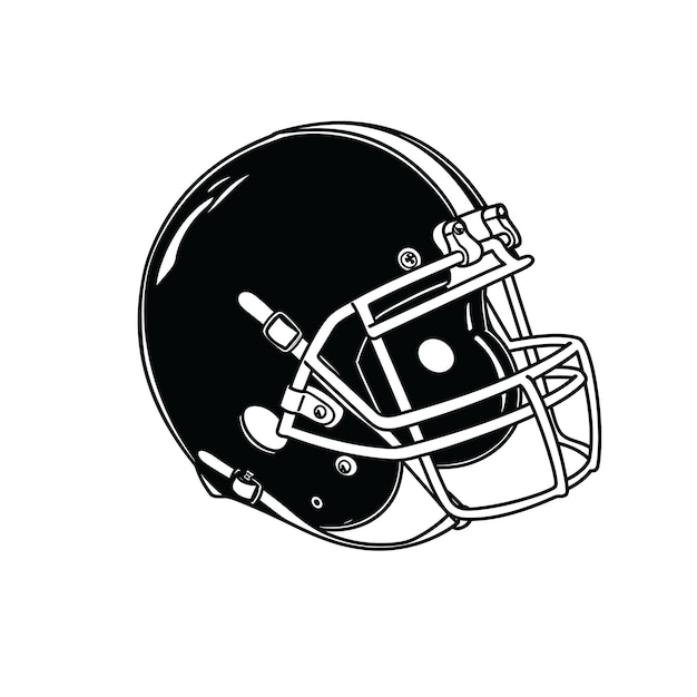 American Football Helmet SVG vector