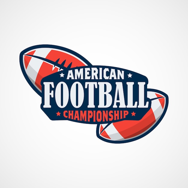 American Football Logo Template