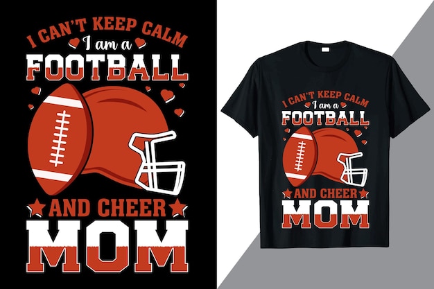 American Football Quotes Tshirt Design Art American Football Typography Vector Illustration