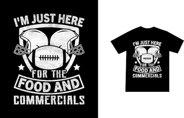 American football tshirt design or sport player poster design