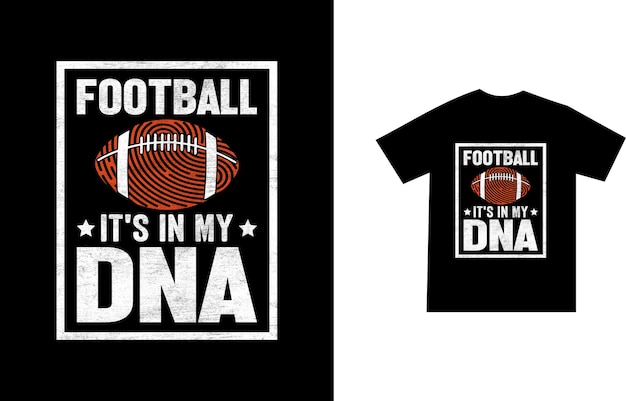 American football tshirt design or sport player poster design