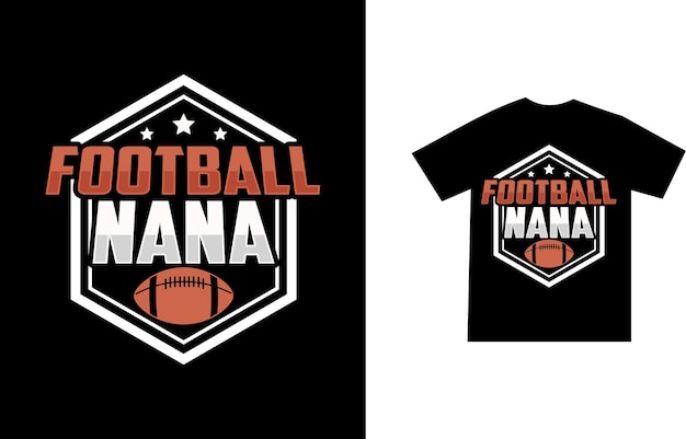 American football tshirt design or sport player poster design