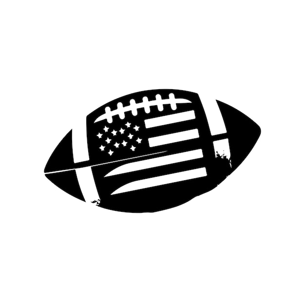 American football vector black and white american football vector