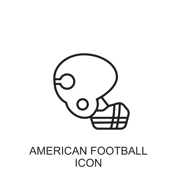 American football vector icon icon