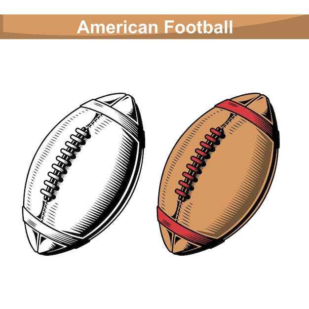 American football vector