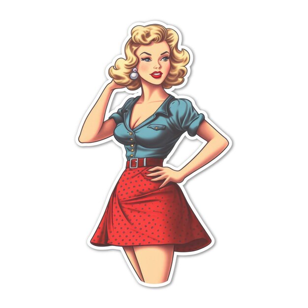 American Pin Up Girl