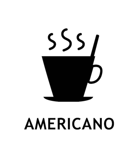 Americano black icon