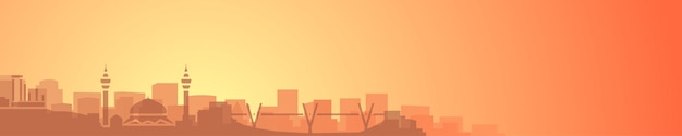 Amman Beautiful Skyline Scenery Banner