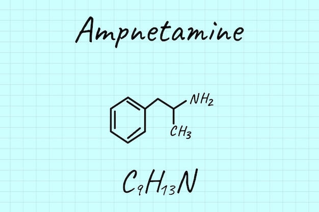 Amphetamine chemical formula Chemical formula of Amphetamine