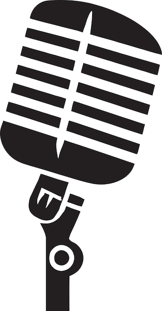 Amplify Your Voice A Microphone Logo Design Icon with Attitude