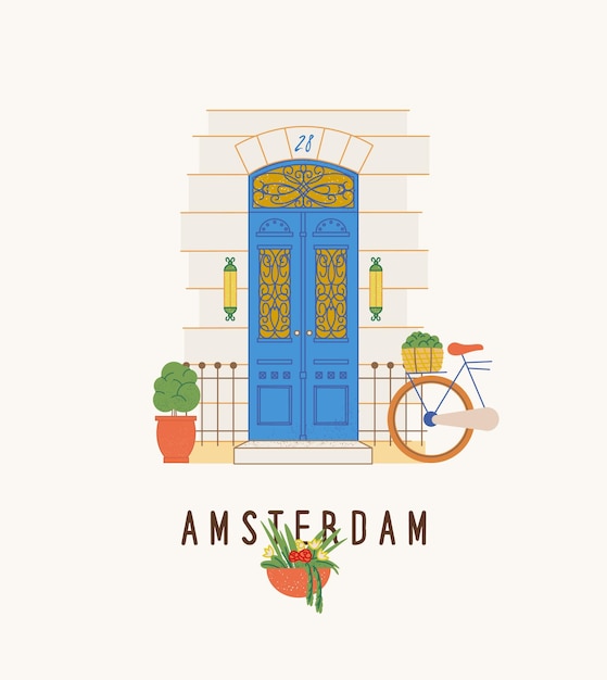 Amsterdamcity beautiful doors exterior