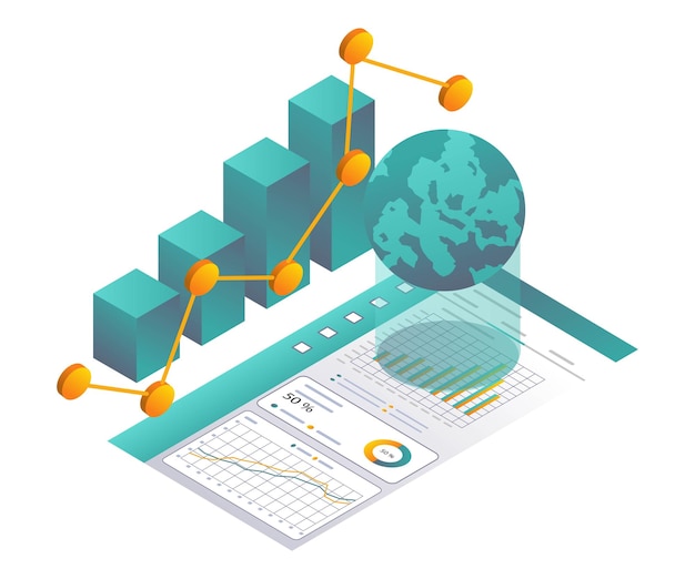 Vector analysis of global business development data