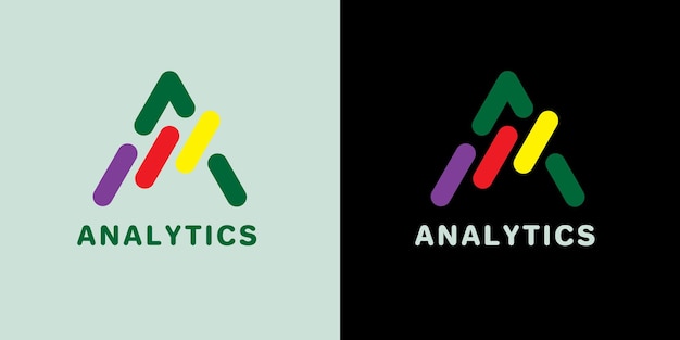 Analytics A Letter Logo