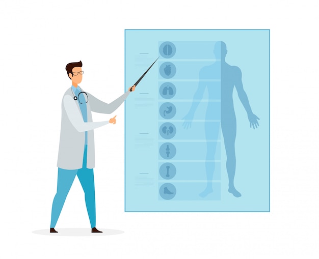 Vector anatomy lesson