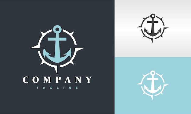 anchor and compass logo