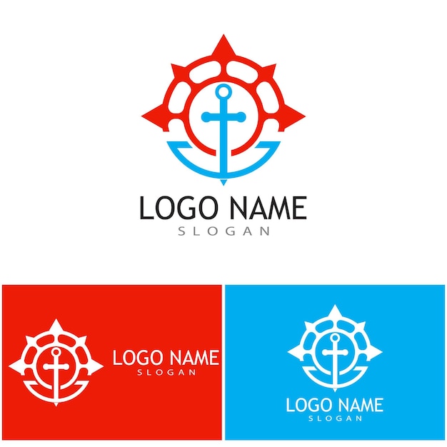 Anchor Logo Template vector symbol design