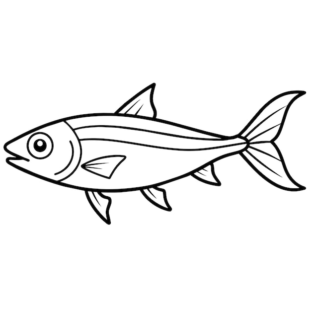 Anchovies fish walks icon vector illustration