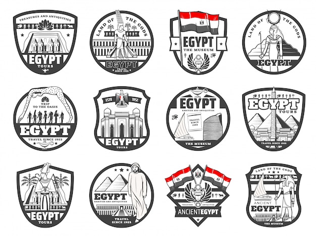 Ancient Egypt culture Cairo landmarks travel icons