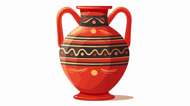 Ancient Greek Vase Ceramic Amphora Cartoon Icon