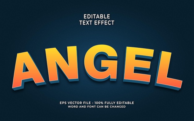 Angel Editable Text Effect