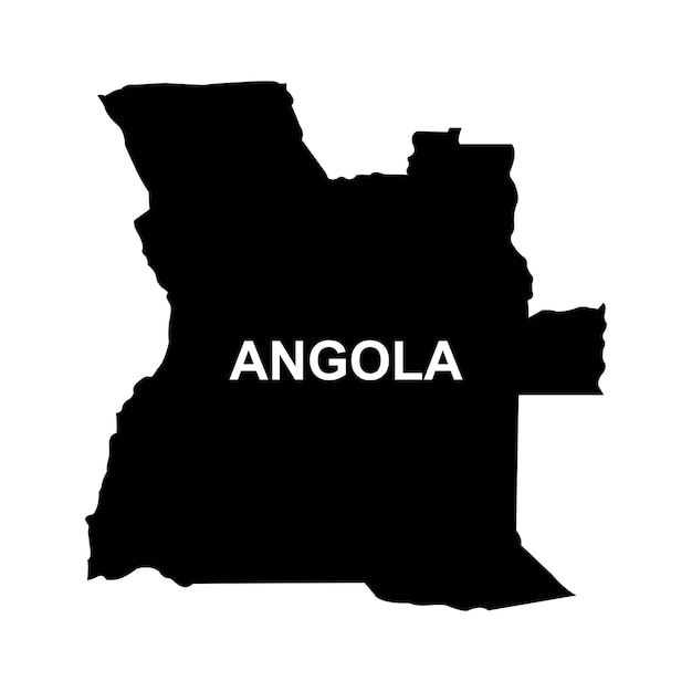 Angola country map