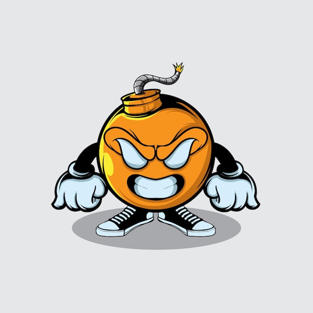 ANGRY BOMB  CHARACTER ILLUSTRATION