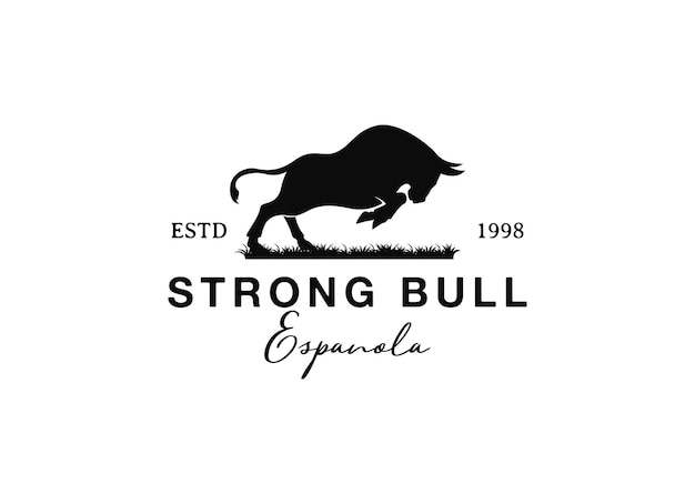 Angry Bull or Taurus Logo Mascot. Vector Illustration