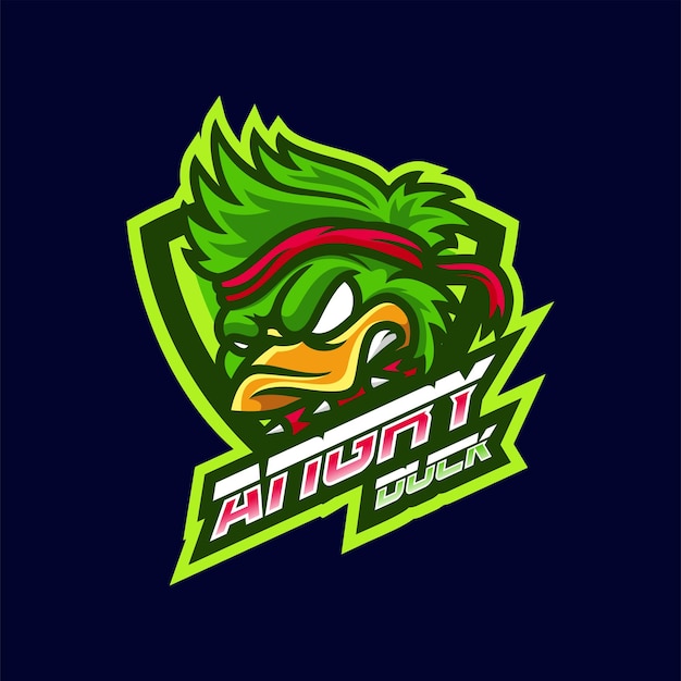 Angry duck esport logo