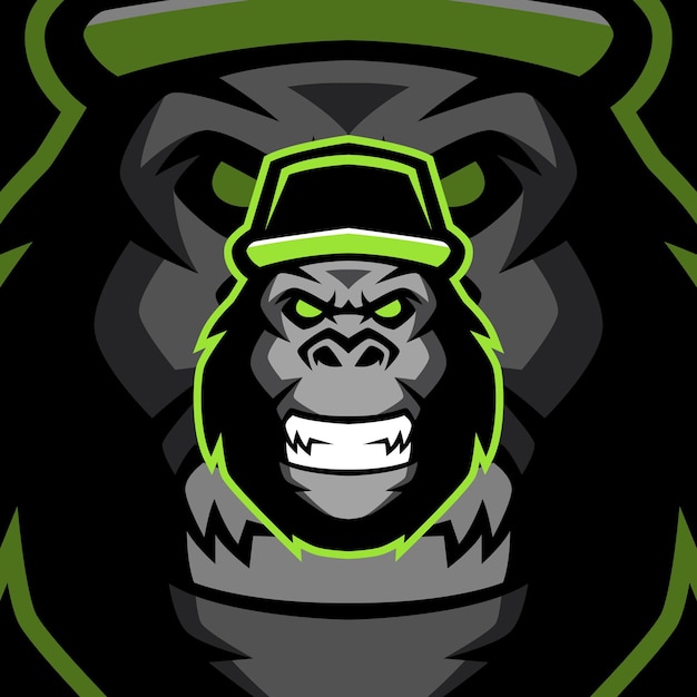 Angry Gorilla Mascot Logo Templates