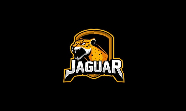 Angry jaguar logo emblem