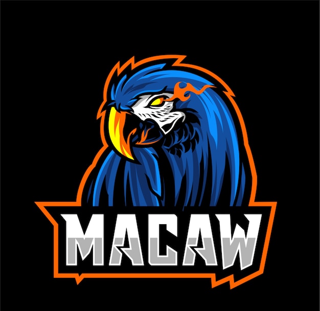 Angry Macaw Logo Esport