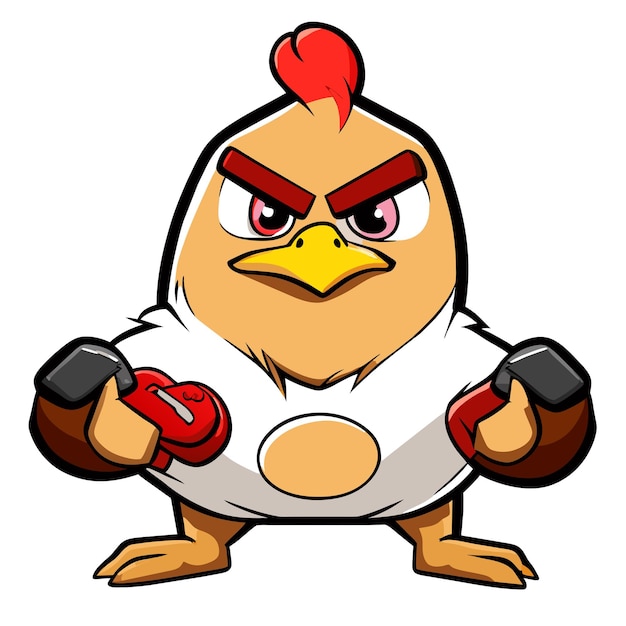 angry rooster angry chicken cute rooster chicken cartoon