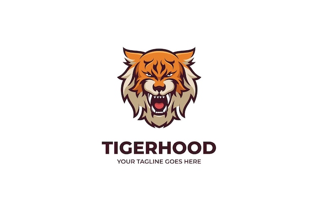 Angry Tiger Logo Template