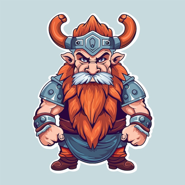 Angry Vikings Mascot Illustration