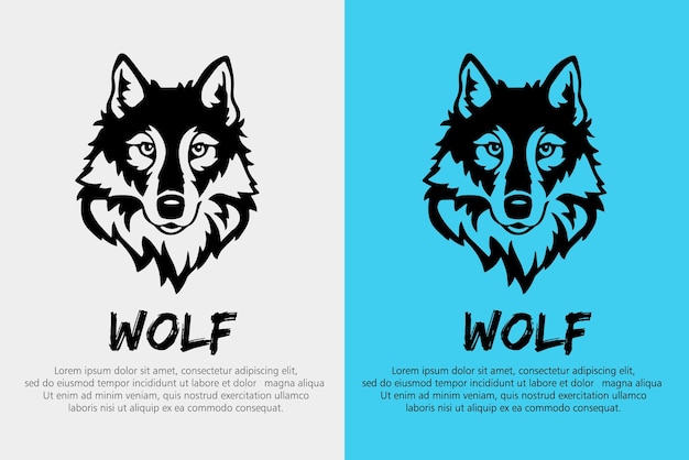 Angry Wolf or fox Head With Fire Vector Design limited edition