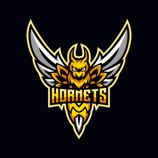 Angry Yellow Hornet Esport Mascot