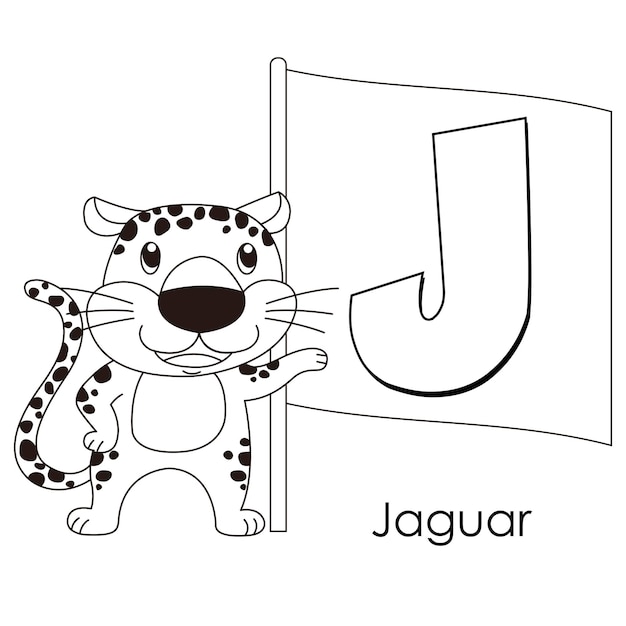 Animal alphabet J